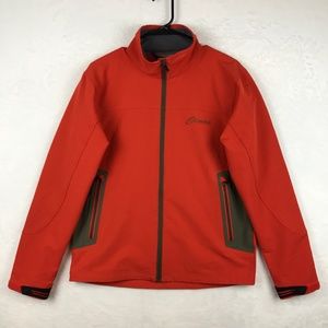 Cloudveil Jacket Mens Size Small Orange Full Zip Jacket Lightweight Pockets